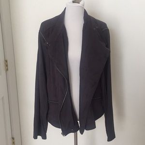 Faux suede jacket